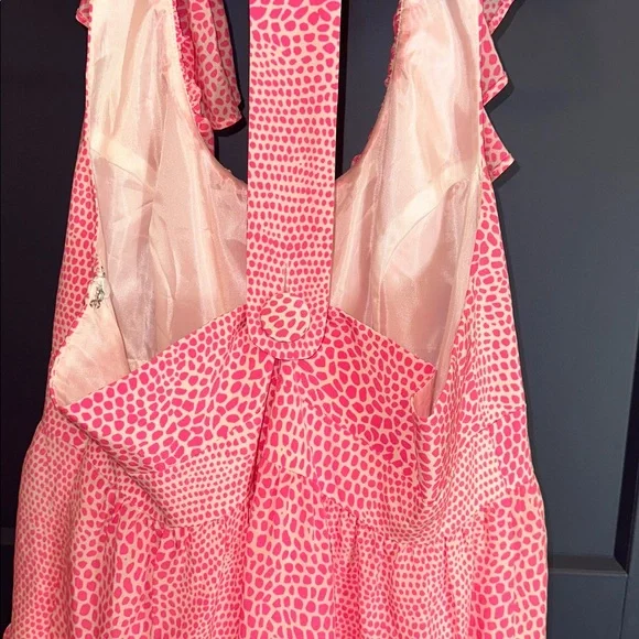 Britt Ryan Bright Pink and White Preppy dress Size 6 - Picture 6 of 6